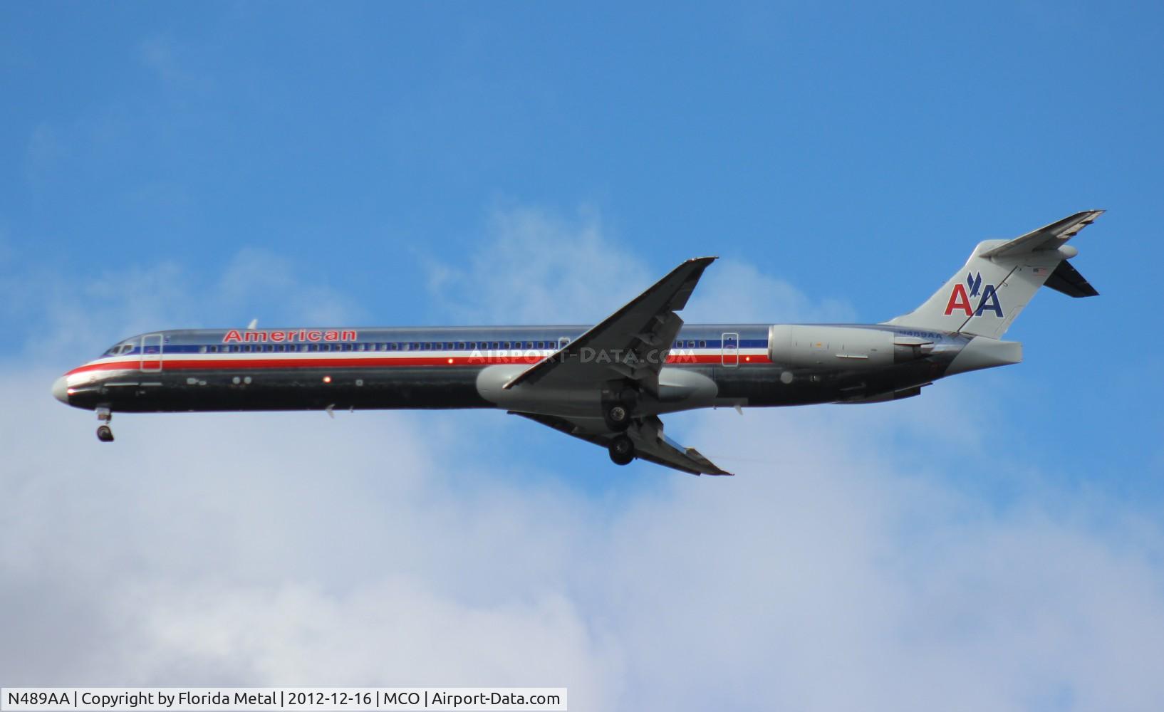 N489AA, 1989 McDonnell Douglas MD-82 (DC-9-82) C/N 49682, American MD-82