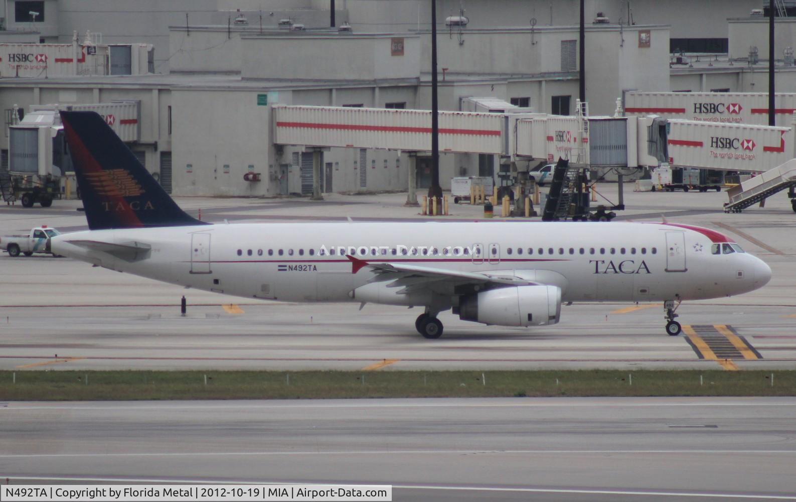 N492TA, 2005 Airbus A320-233 C/N 2434, Taca A320