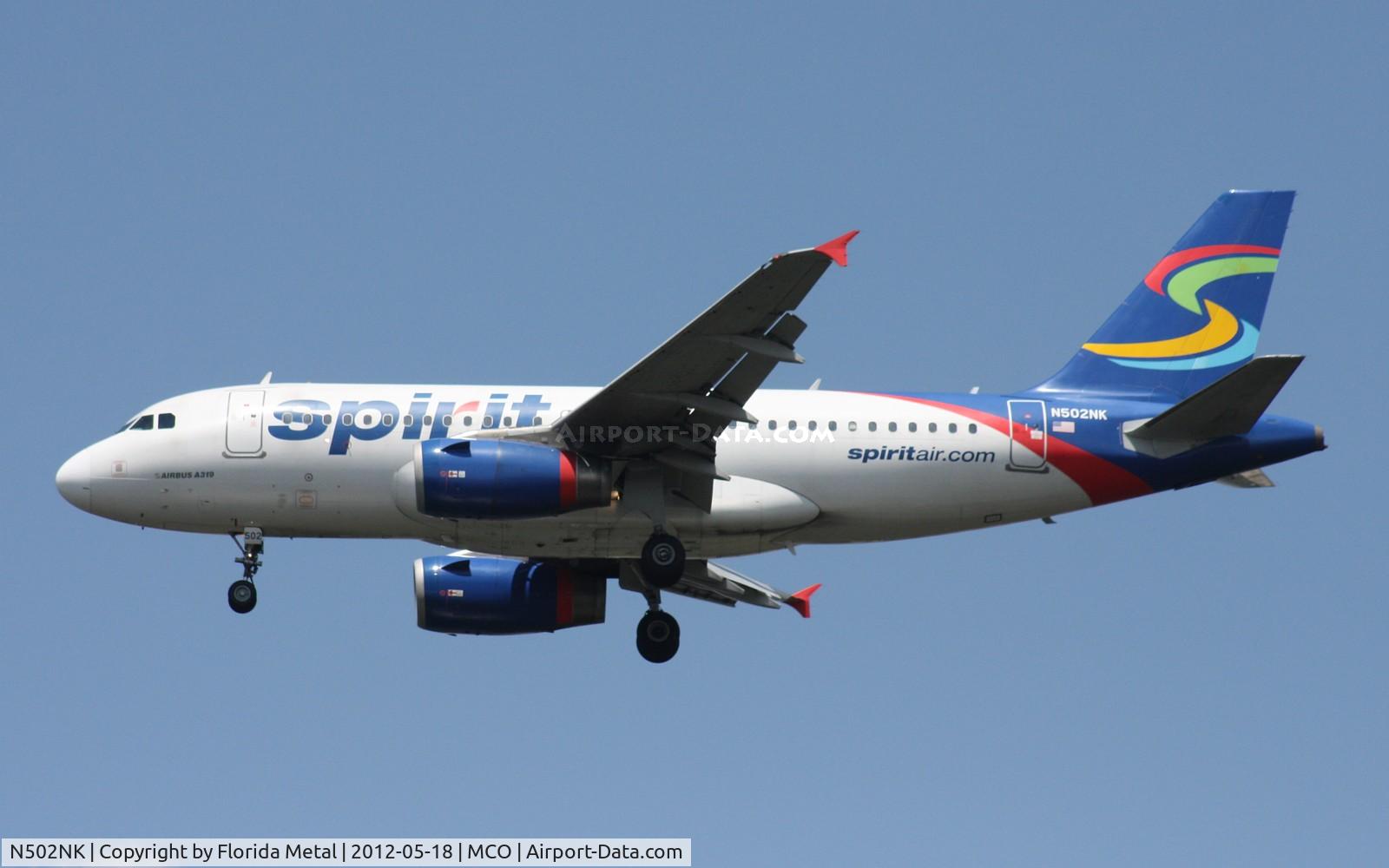 N502NK, 2005 Airbus A319-132 C/N 2433, Spirit A319