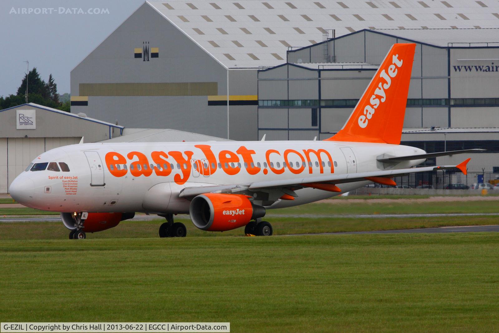 G-EZIL, 2005 Airbus A319-111 C/N 2492, easyJet