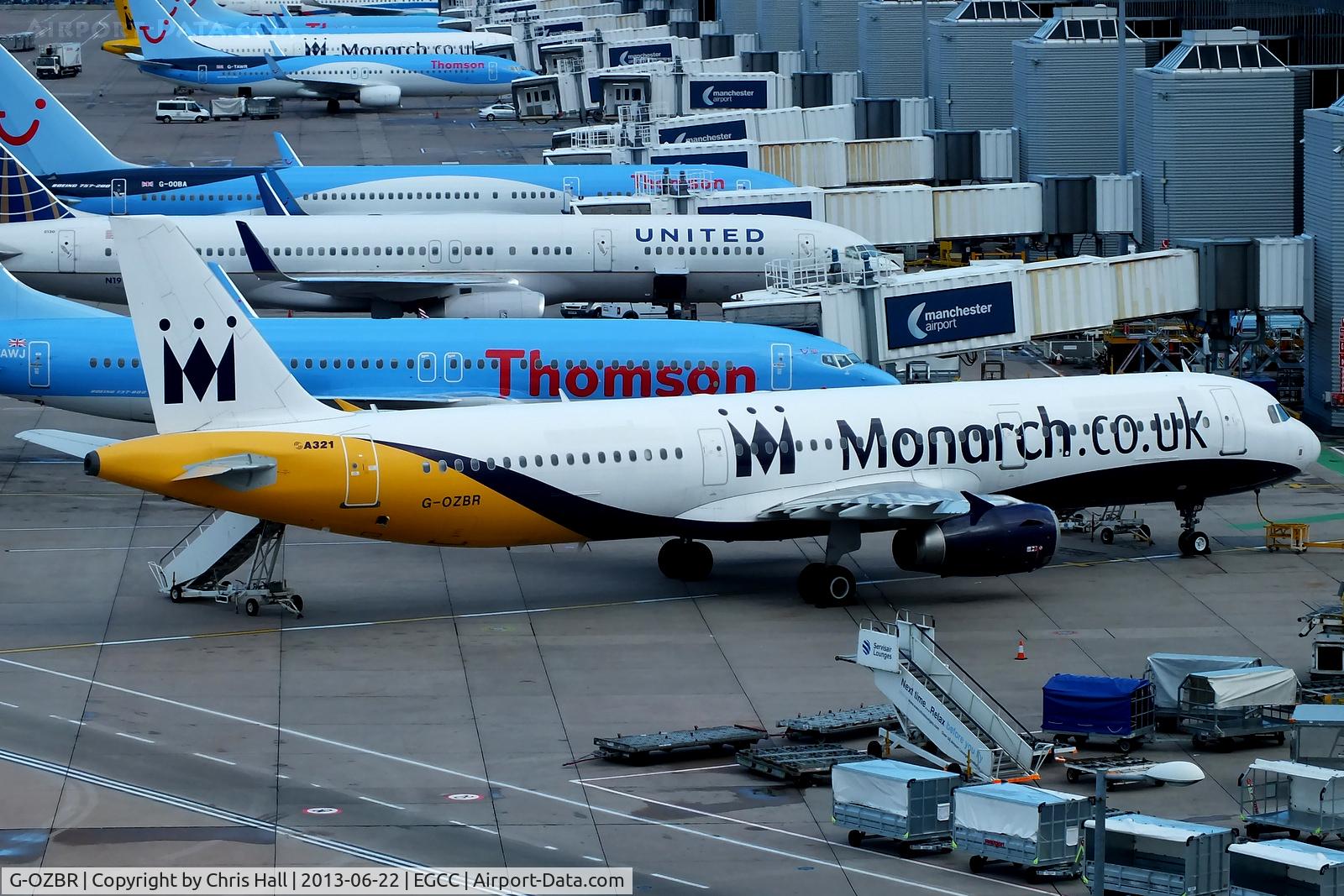 G-OZBR, 2002 Airbus A321-231 C/N 1794, Monarch
