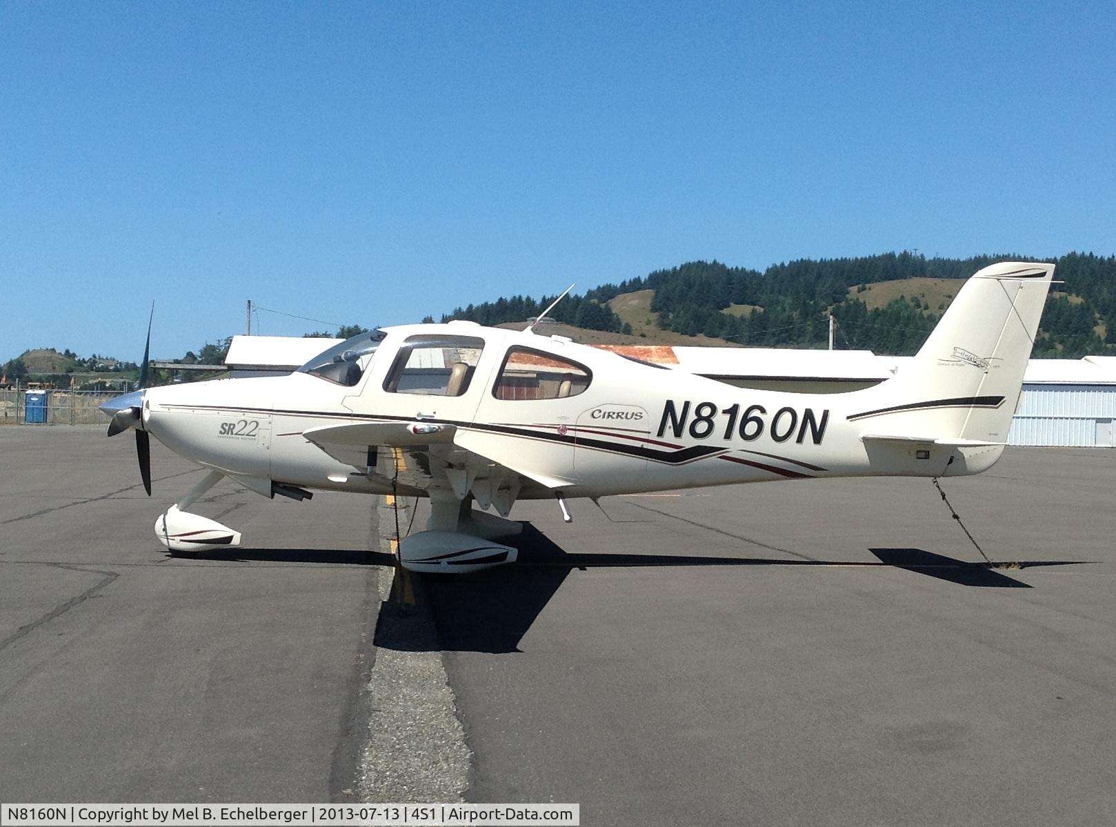 N8160N, Cirrus SR22 C/N 0734, A sunny Saturday on the southern Oregon coast