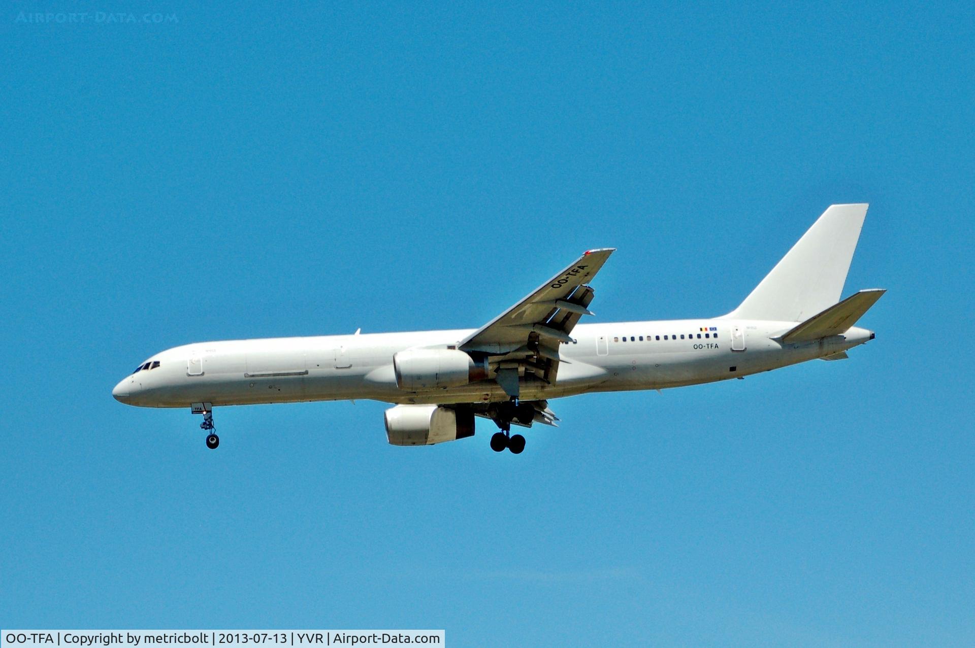 OO-TFA, 1993 Boeing 757-28A C/N 25622, Arrival from Reykjavik