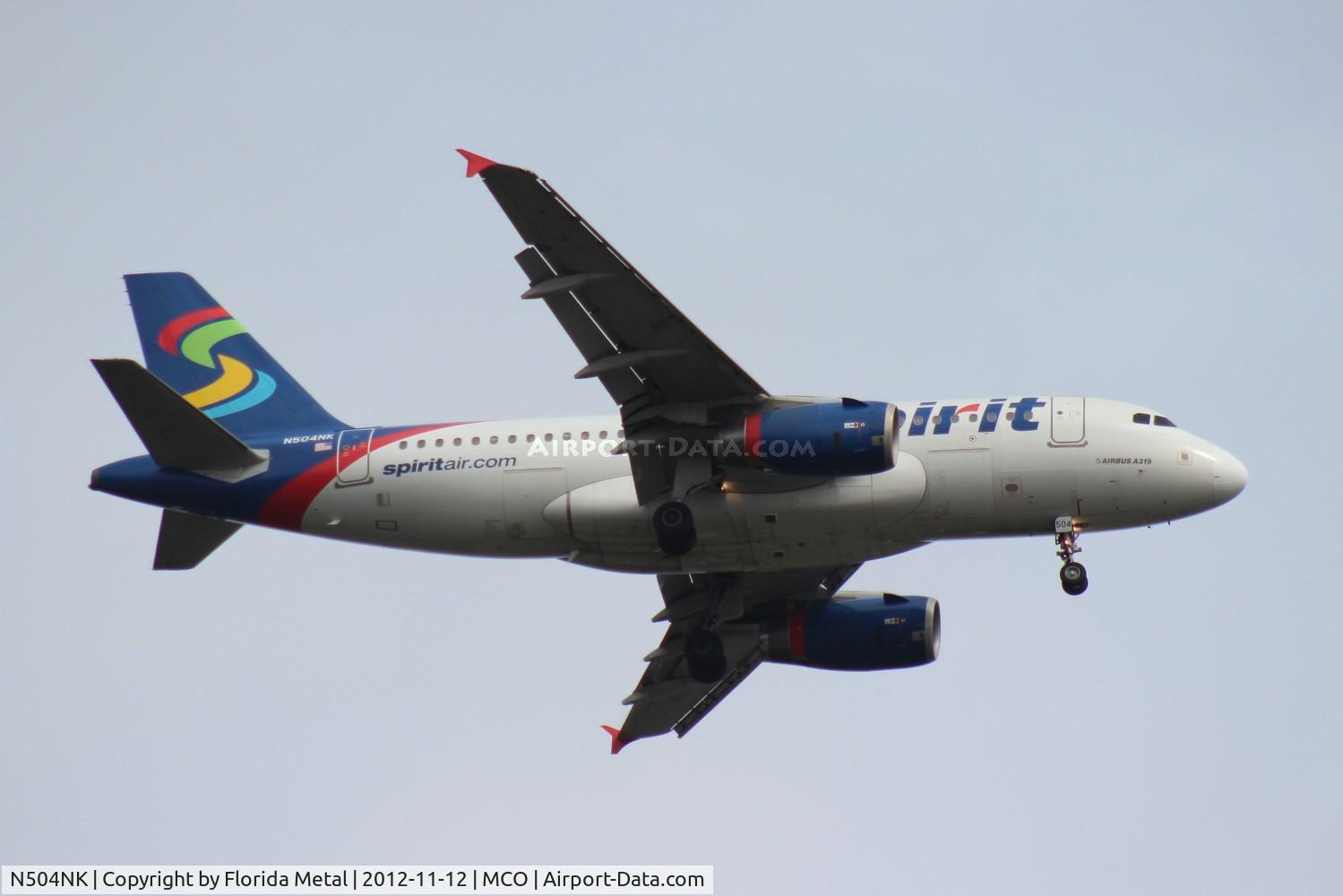 N504NK, 2005 Airbus A319-132 C/N 2473, Spirit A319