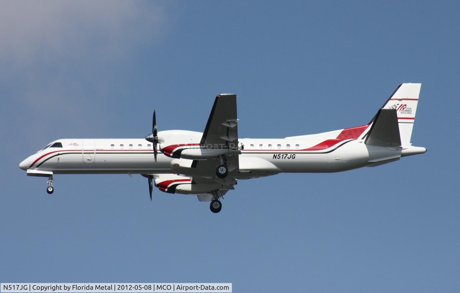 N517JG, 1995 Saab 2000 C/N 2000-021, Joe Gibbs Racing Saab 2000