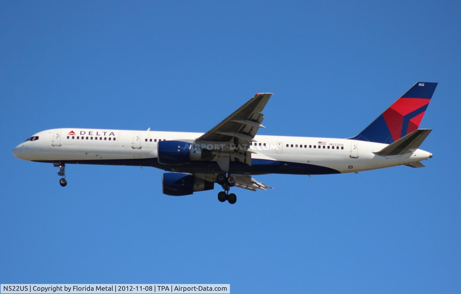N522US, 1987 Boeing 757-251 C/N 23616, Delta 757