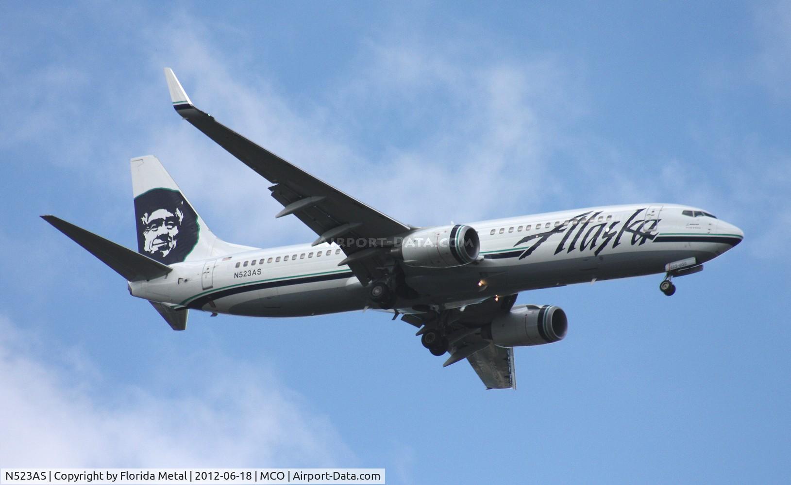 N523AS, 2009 Boeing 737-890 C/N 35194, Alaska 737-800