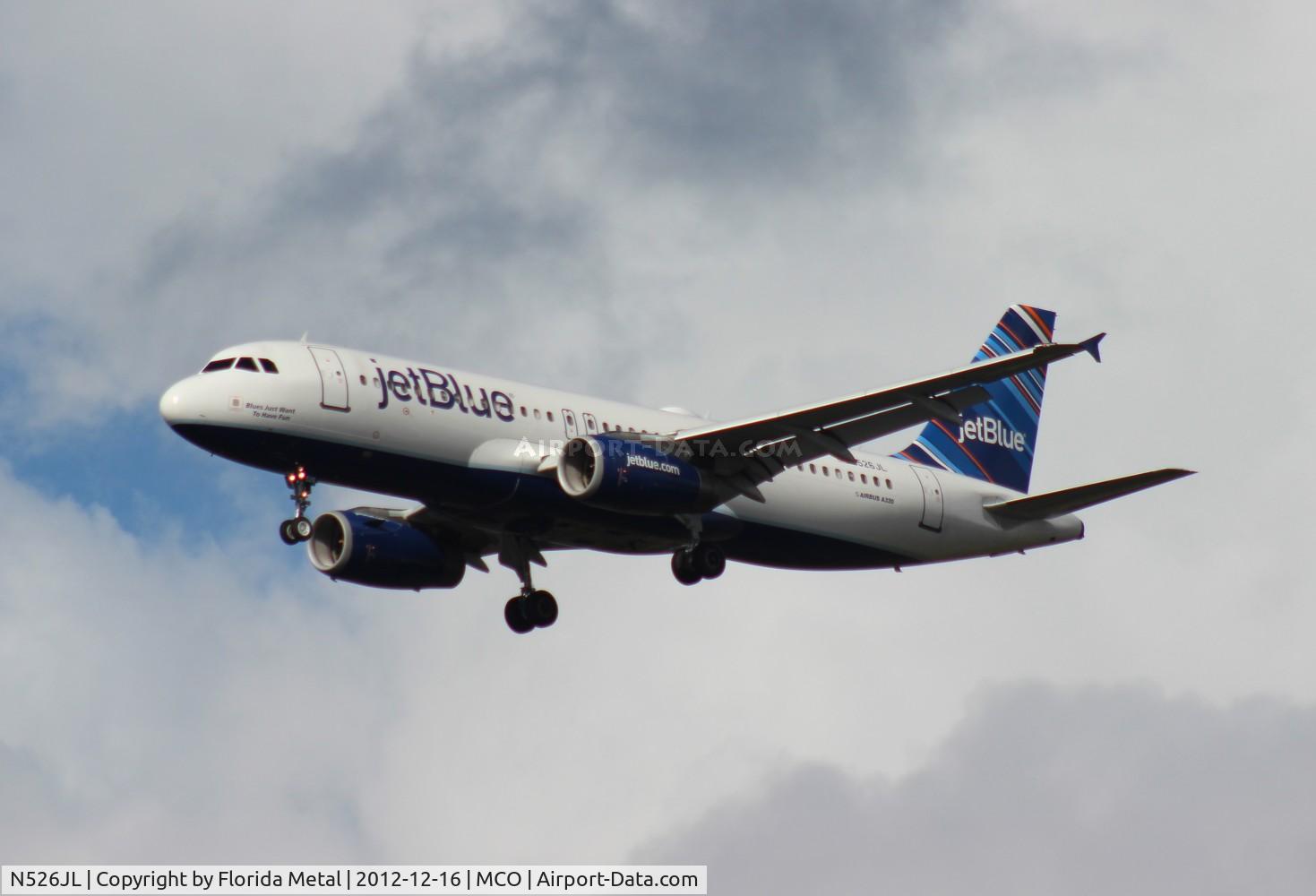 N526JL, 2001 Airbus A320-232 C/N 1546, Jet Blue A320