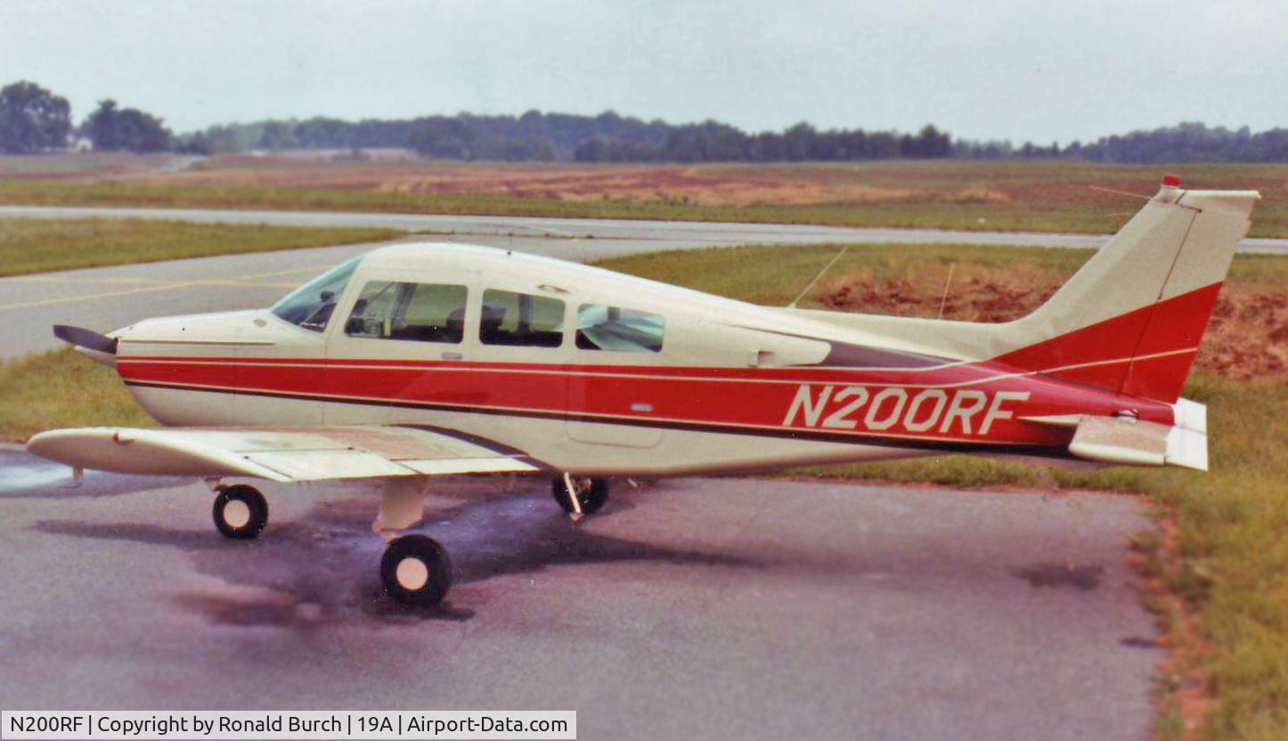 N200RF, 1973 Beech C23 Sundowner 180 C/N M-1457, N200RF sports a new finish!