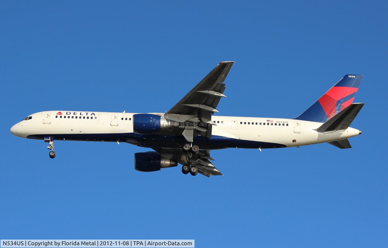 N534US, 1988 Boeing 757-251 C/N 24265, Delta 757-200