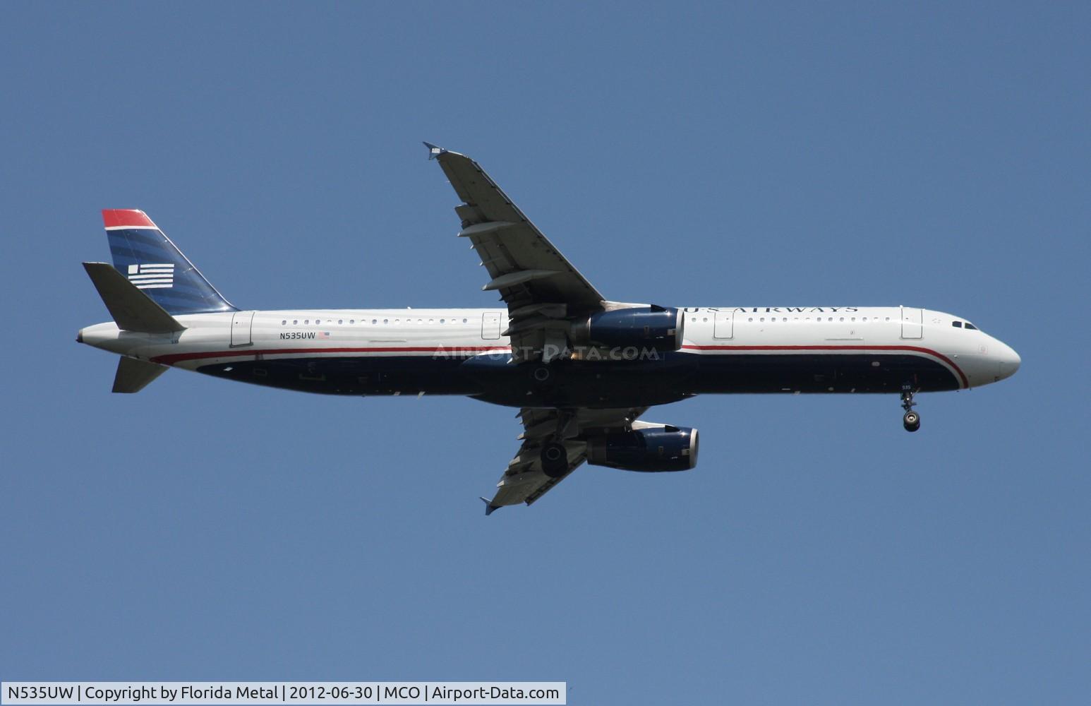 N535UW, 2009 Airbus A321-231 C/N 3993, US Airways A321