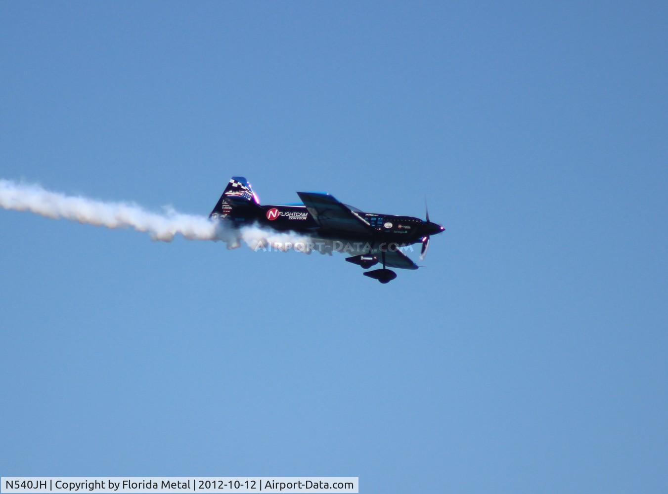N540JH, MX Aircraft MXS C/N 14, Rob Holland over Daytona Beach