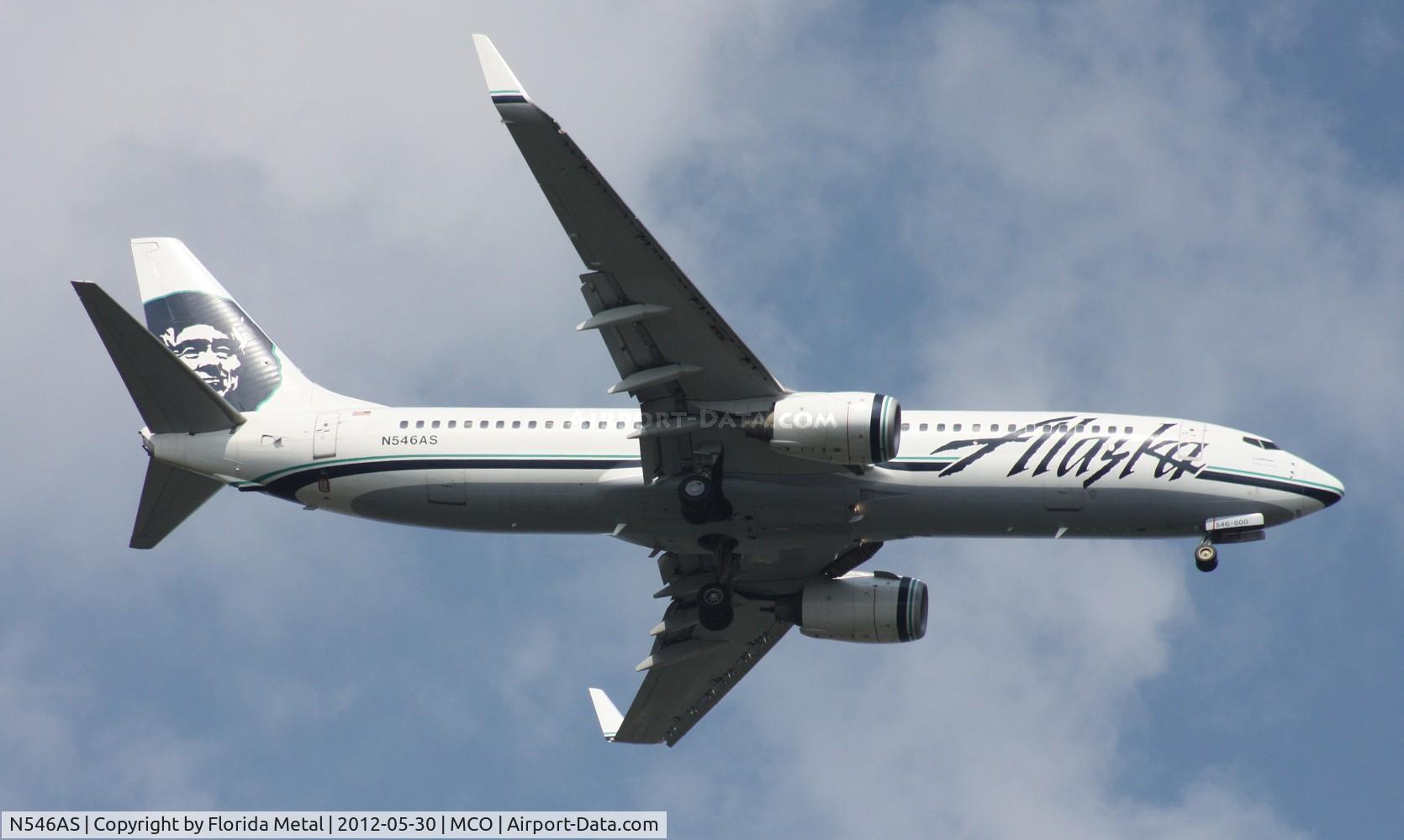 N546AS, 2005 Boeing 737-890 C/N 30022, Alaska 737-800