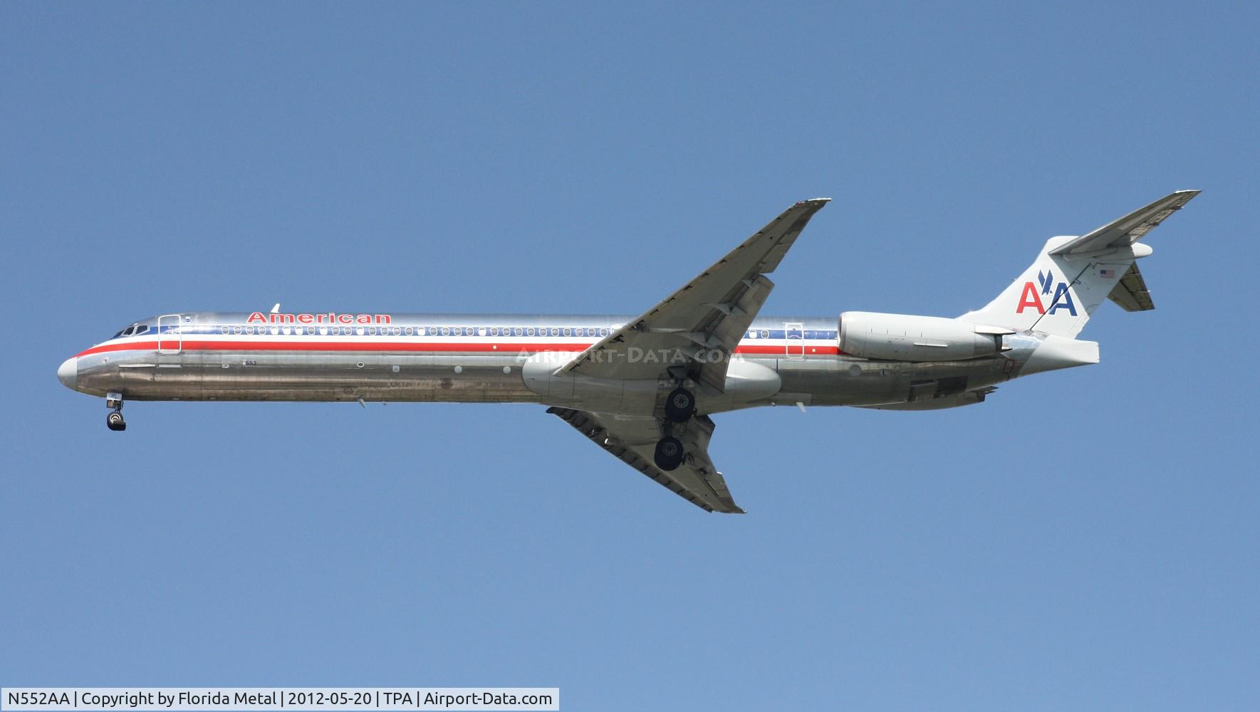 N552AA, 1991 McDonnell Douglas MD-82 (DC-9-82) C/N 53034, American MD-82