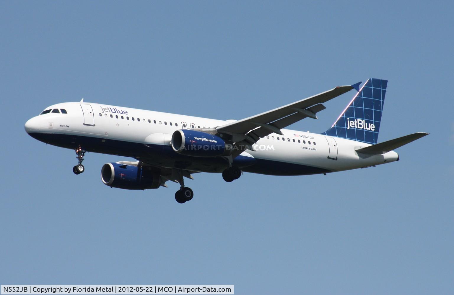 N552JB, 2002 Airbus A320-232 C/N 1861, Jet Blue A320