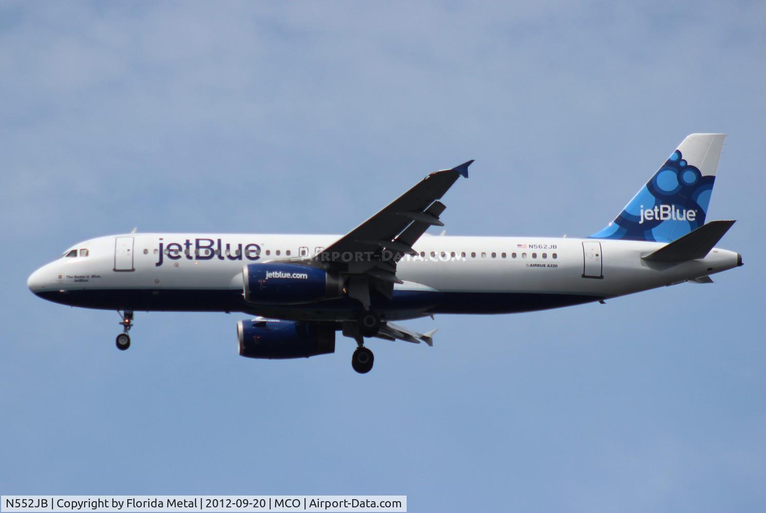N552JB, 2002 Airbus A320-232 C/N 1861, Jet Blue A320