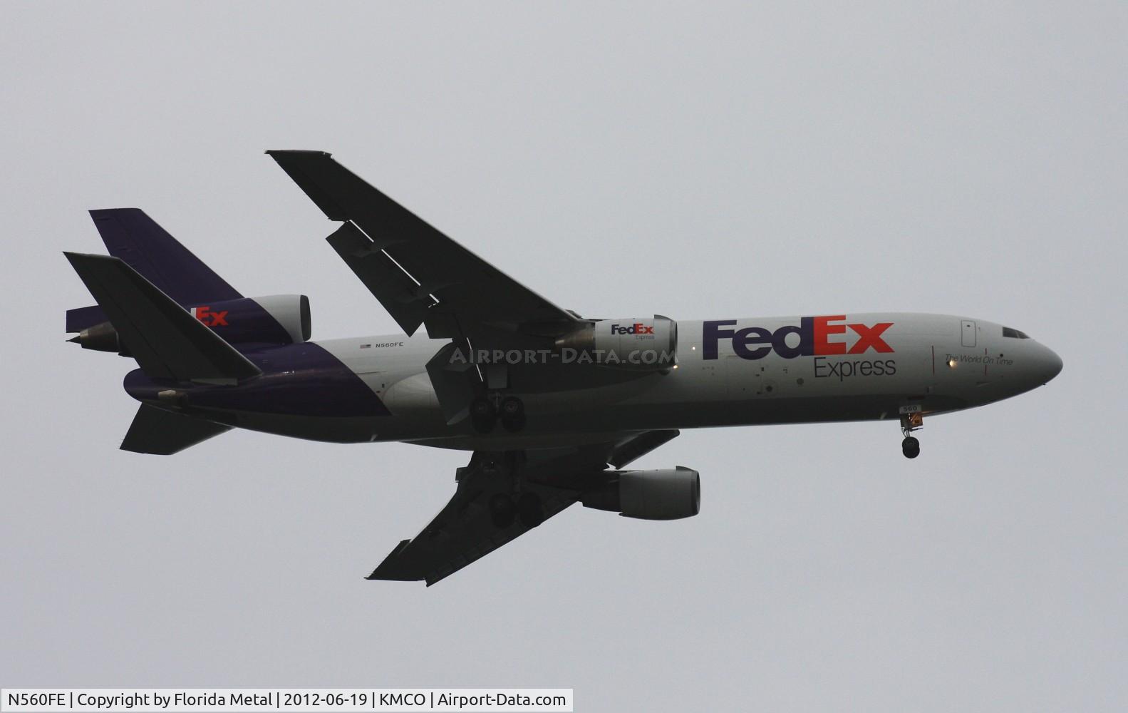 N560FE, 1974 McDonnell Douglas MD-10-10F C/N 46938, Fed Ex MD-10-10