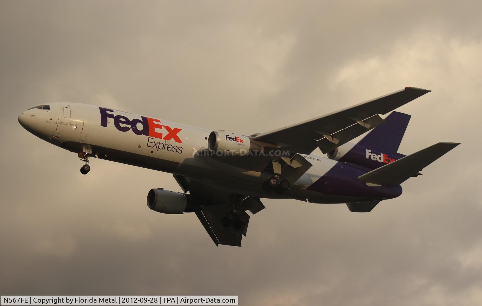 N567FE, 1979 McDonnell Douglas MD-10-10F C/N 46994, Fed Ex MD-10-10F