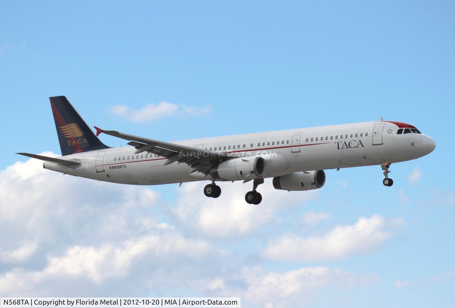 N568TA, 2006 Airbus A321-231 C/N 2687, Taca A321