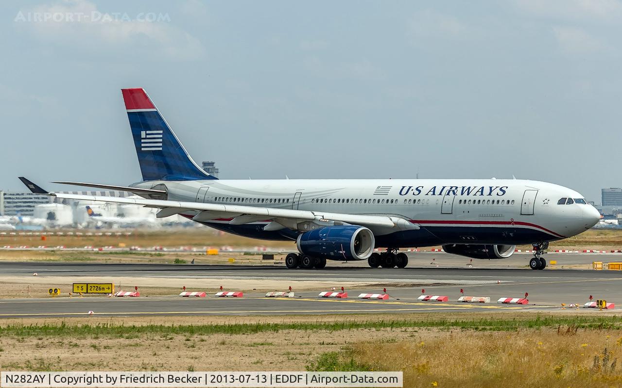N282AY, 2009 Airbus A330-243 C/N 1069, departure from RW18W