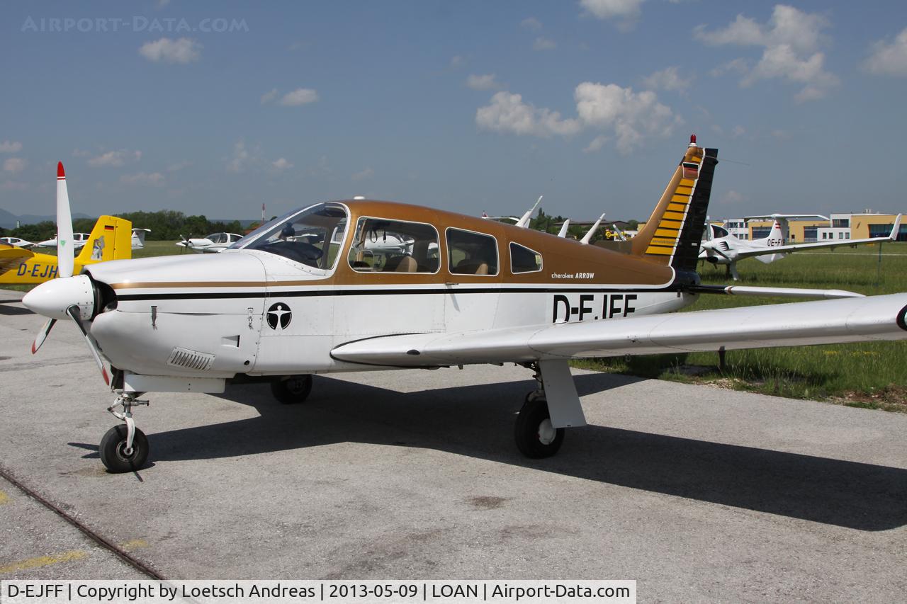 D-EJFF, Piper PA-28R-200 Arrow II C/N 28R-7435285, Aero Club Bamberg