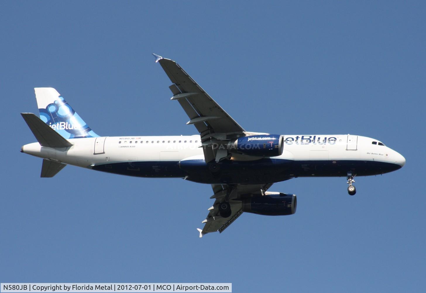 N580JB, 2003 Airbus A320-232 C/N 2136, Jet Blue A320