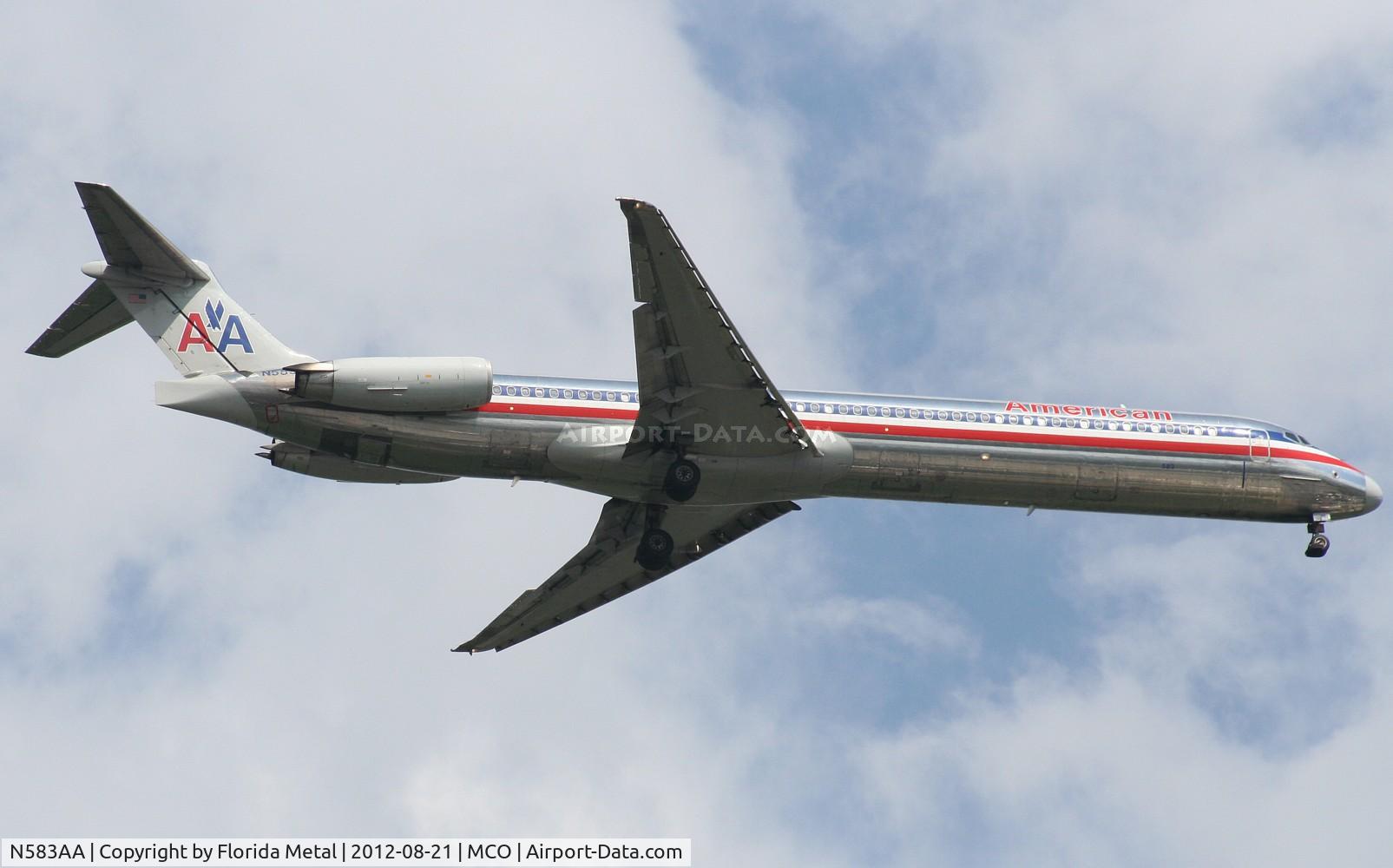 N583AA, 1991 McDonnell Douglas MD-82 (DC-9-82) C/N 53160, American MD-82