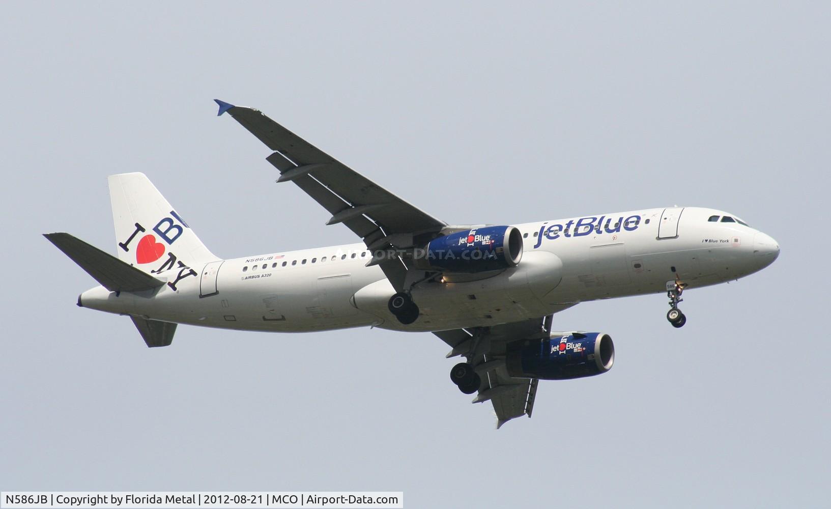 N586JB, 2004 Airbus A320-232 C/N 2160, I Love Blue York Jet Blue A320