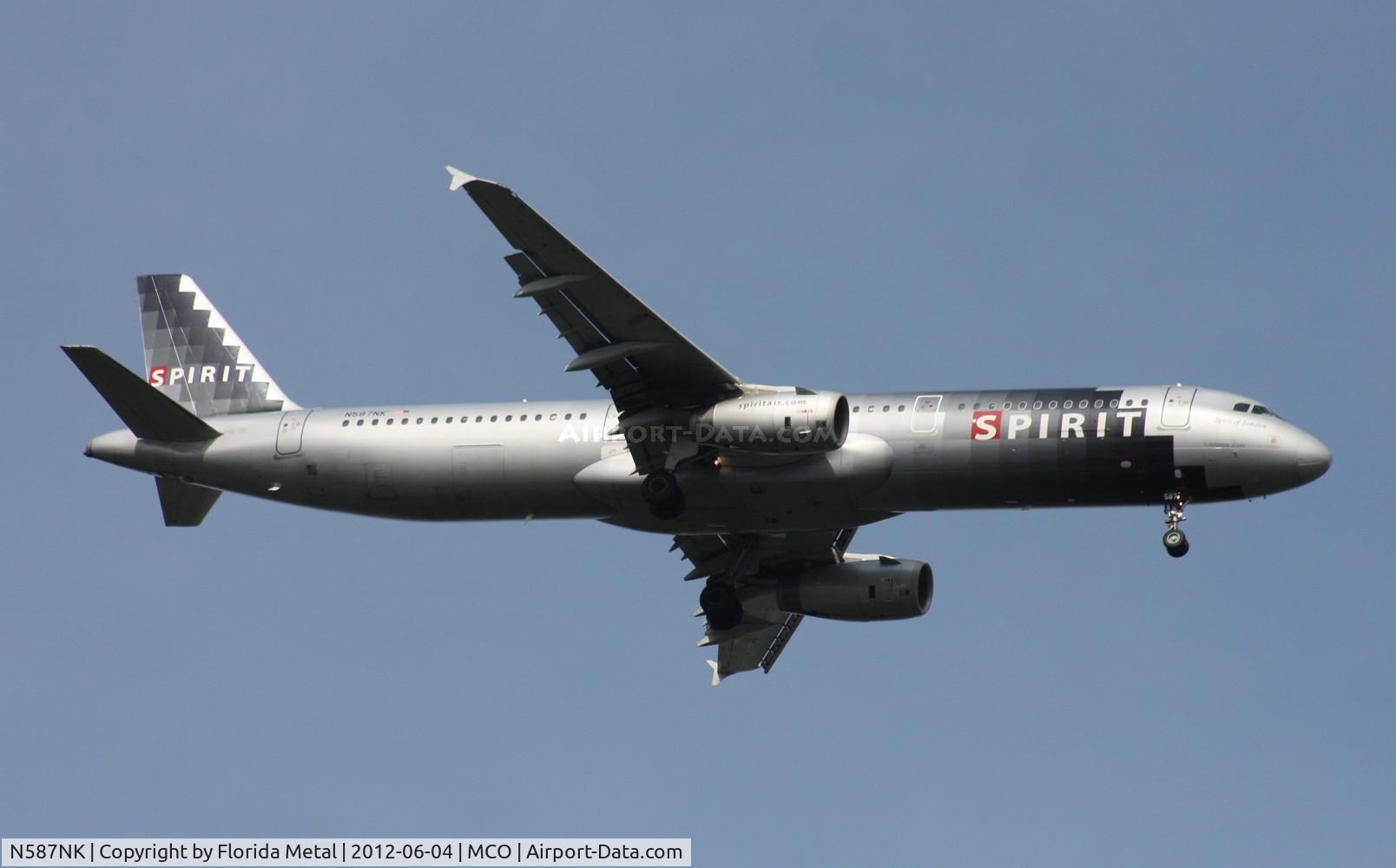 N587NK, 2005 Airbus A321-231 C/N 2476, Spirit A321