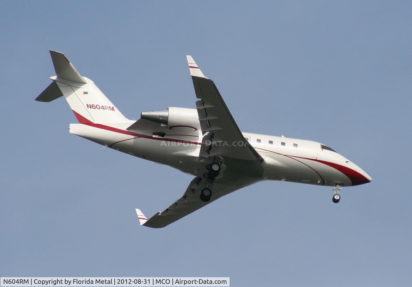 N604RM, 2000 Bombardier Challenger 604 (CL-600-2B16) C/N 5441, Challenger 604