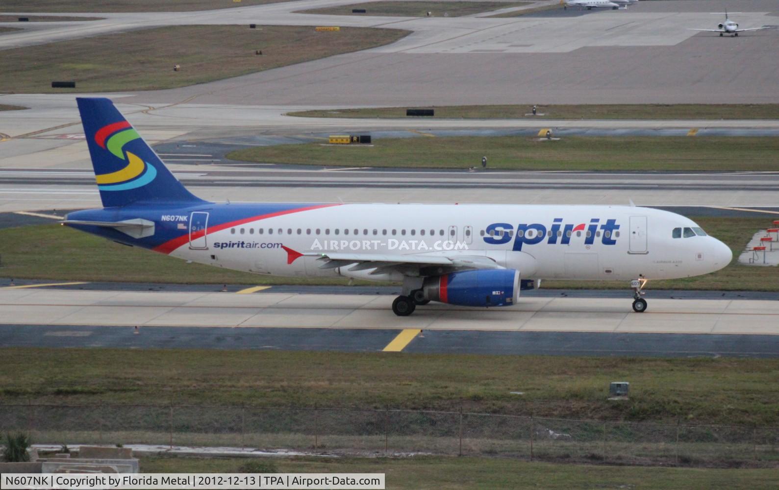 N607NK, 2011 Airbus A320-232 C/N 4595, Spirit A320
