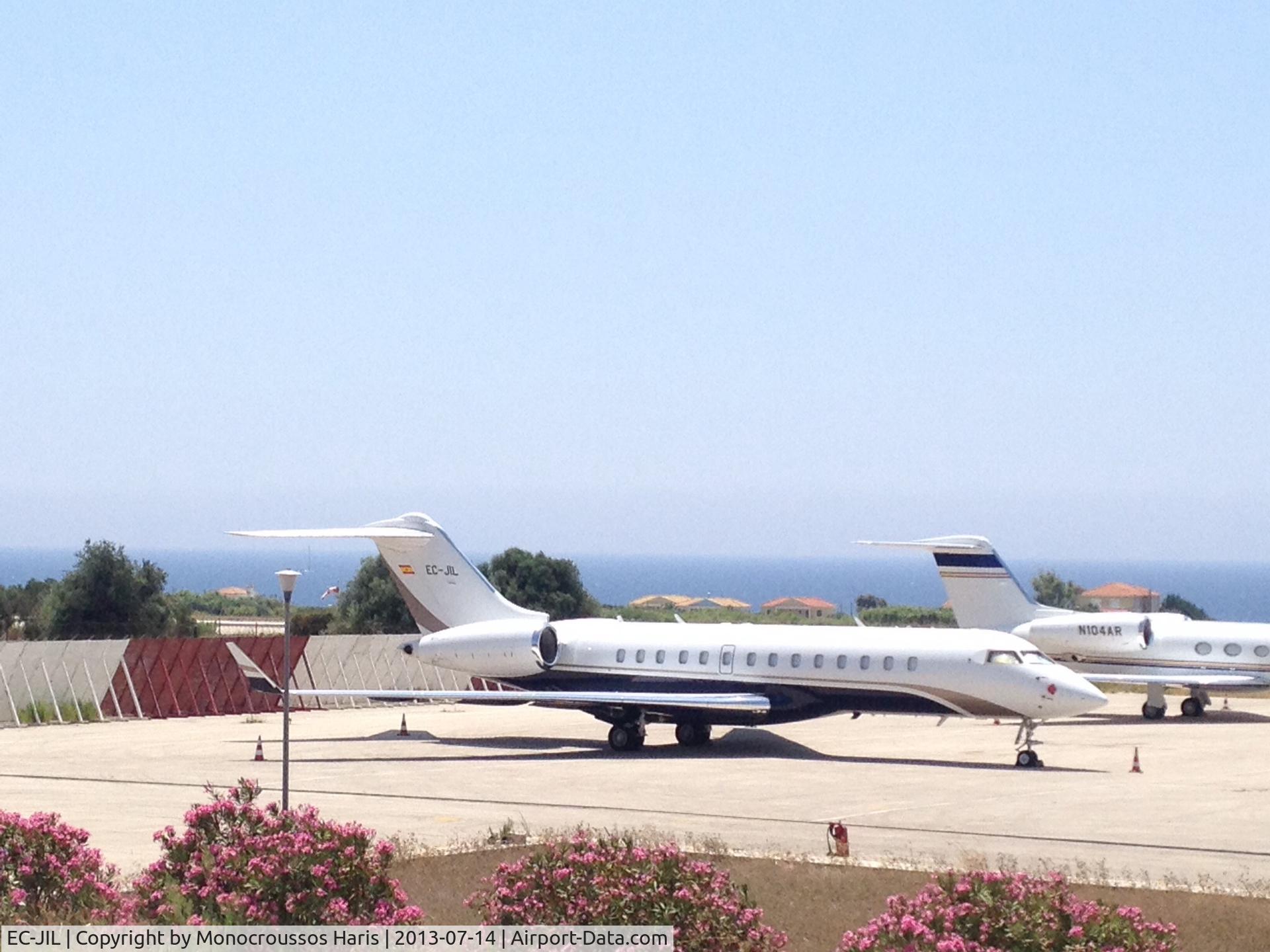 EC-JIL, 2004 Bombardier BD-700-1A10 Global Express C/N 9146, Kefalonia airport  LGKF