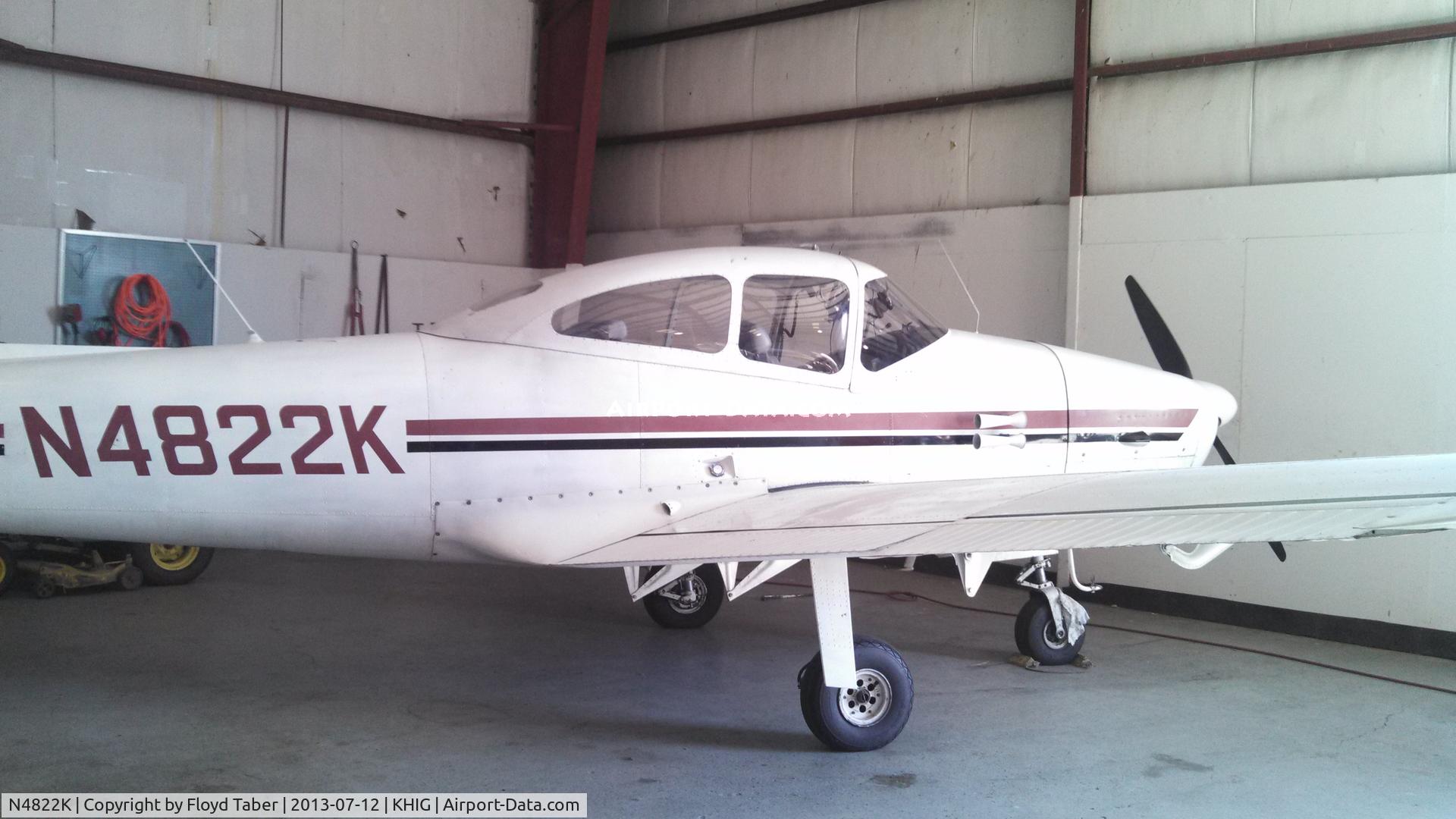 N4822K, 1949 Ryan Navion A C/N NAV-4-1822, Sitting in her hangar