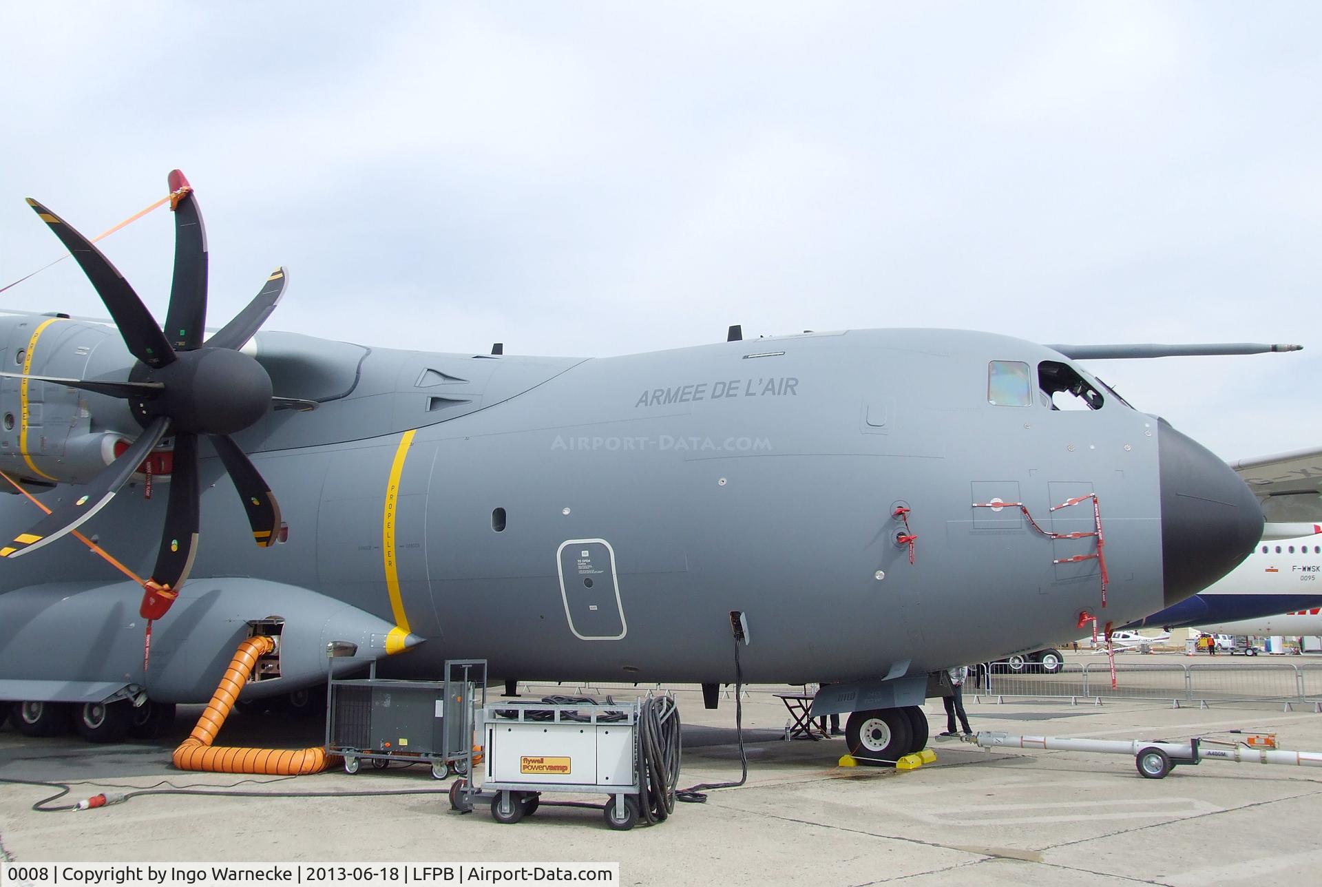 0008, Airbus A400M Atlas C/N 008, Airbus A400M for the Armee de l'Air at the Aerosalon 2013, Paris