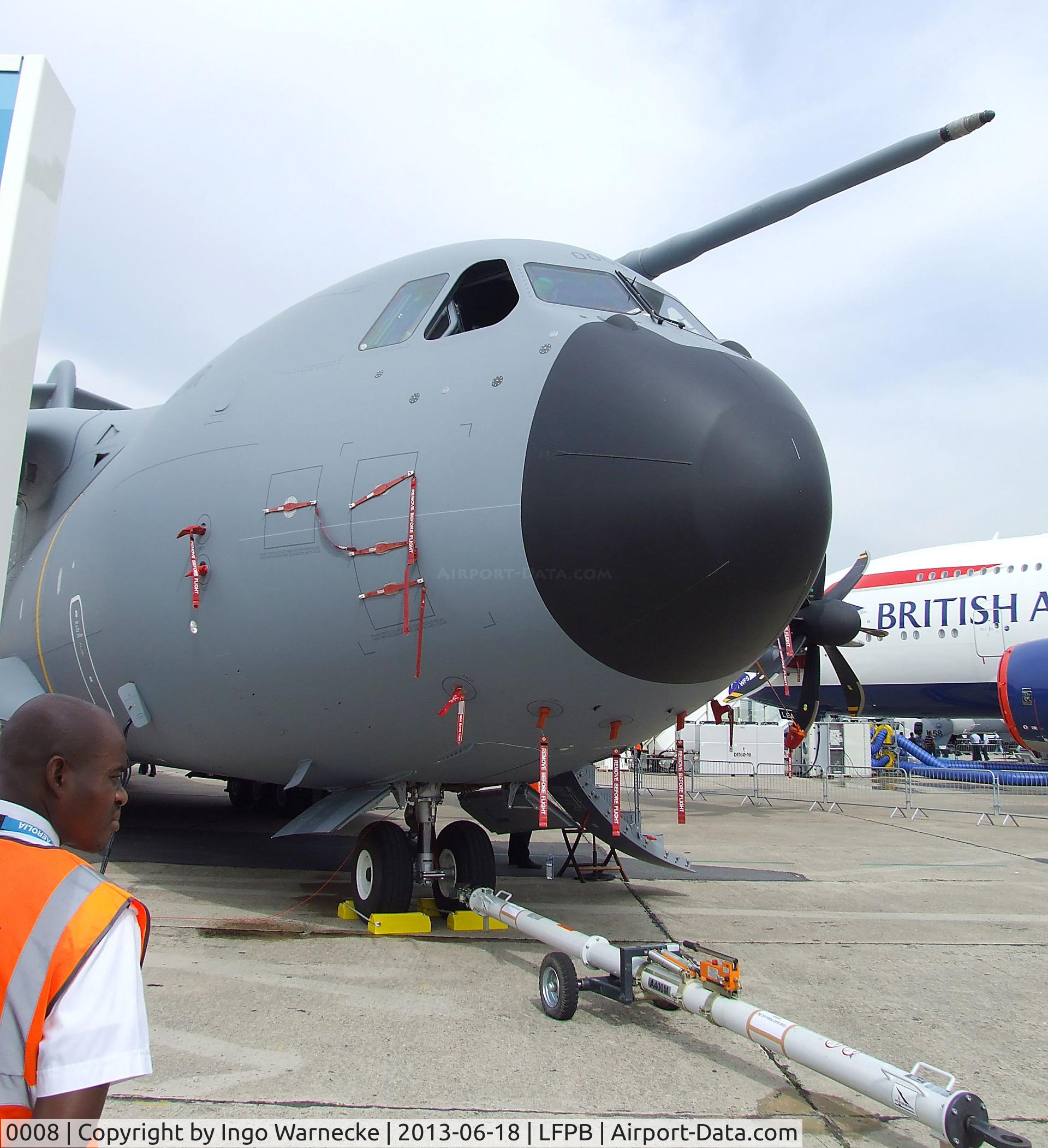 0008, Airbus A400M Atlas C/N 008, Airbus A400M for the Armee de l'Air at the Aerosalon 2013, Paris