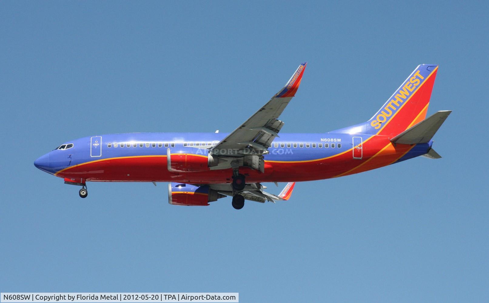 N608SW, 1995 Boeing 737-3H4 C/N 27928, Southwest 737-300