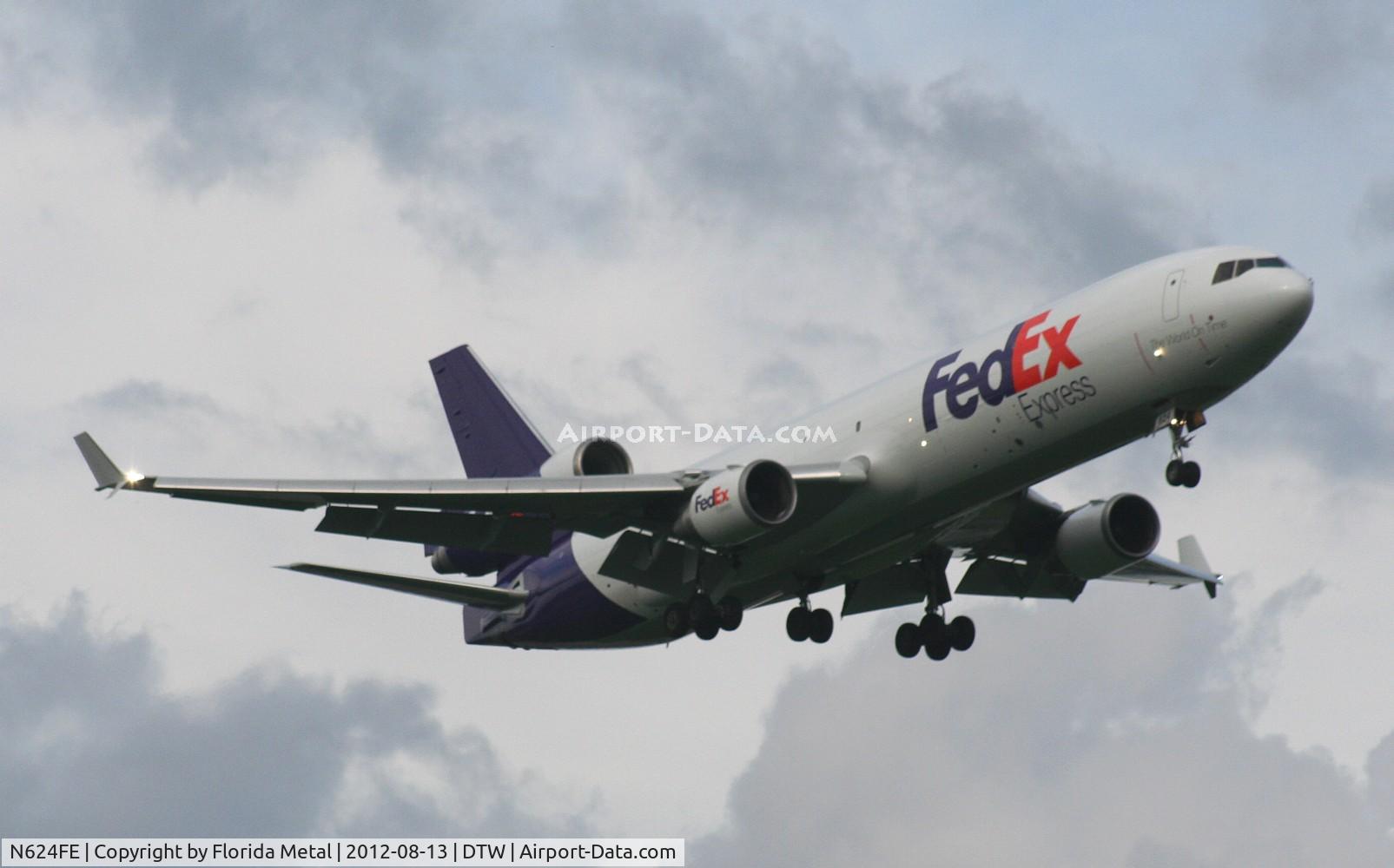 N624FE, 1990 McDonnell Douglas MD-11 C/N 48443, Fed Ex MD-11