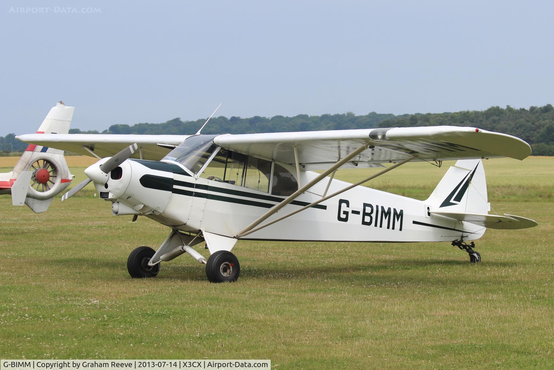 G-BIMM, 1955 Piper L-21B Super Cub (PA-18-135) C/N 18-3868, Parked at Northrepps.