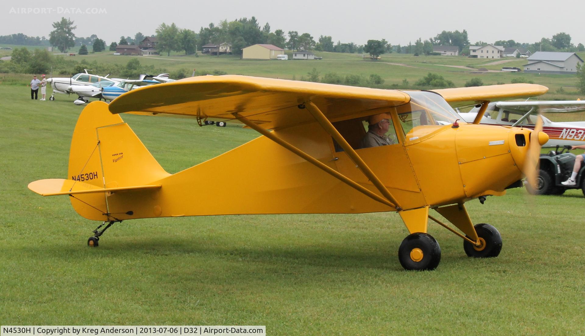 N4530H, 1948 Piper PA-15 Vagabond C/N 15-302, 2013 Starbuck Fly-in
