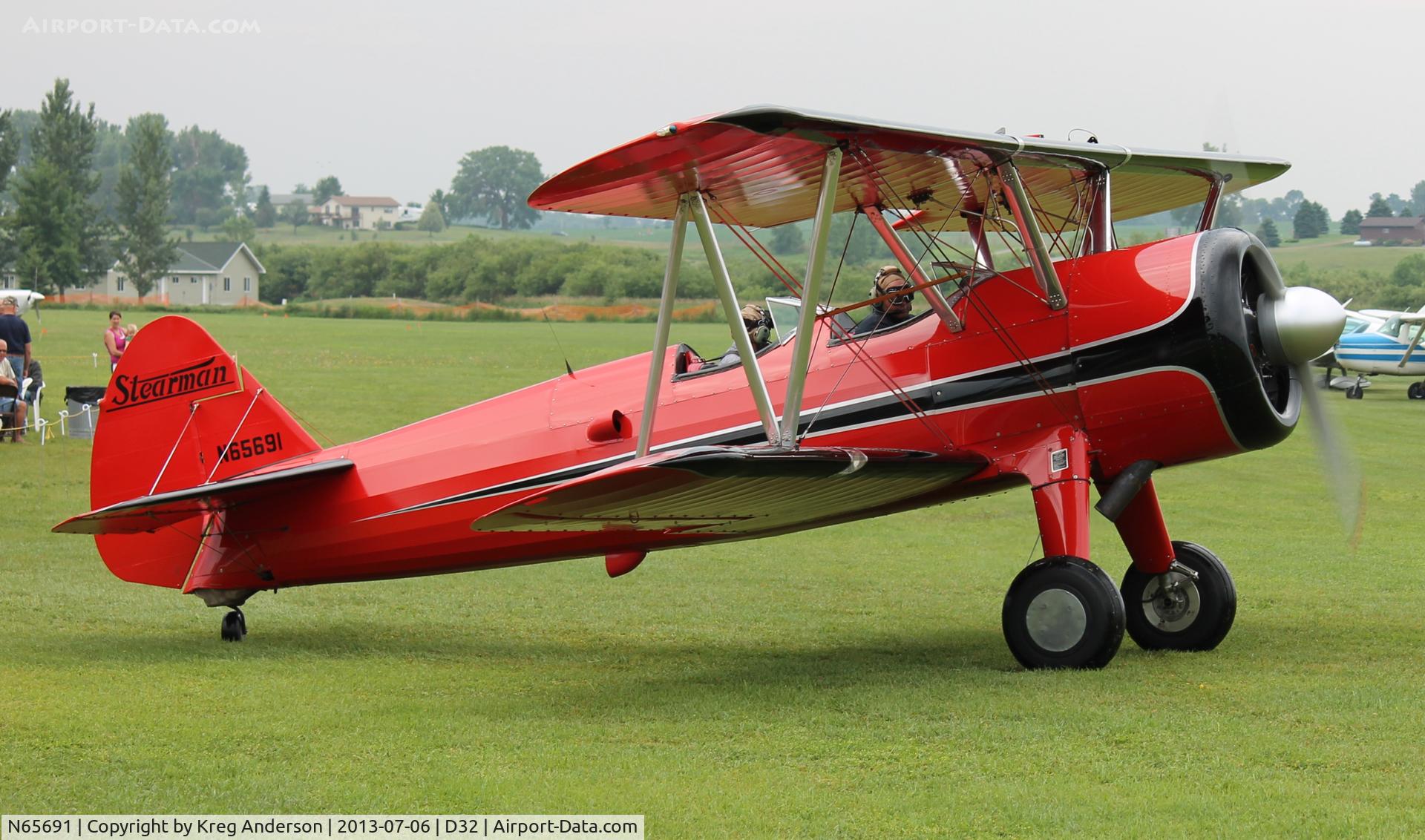 N65691, 1943 Boeing E75N1 C/N 75-8321, 2013 Starbuck Fly-in