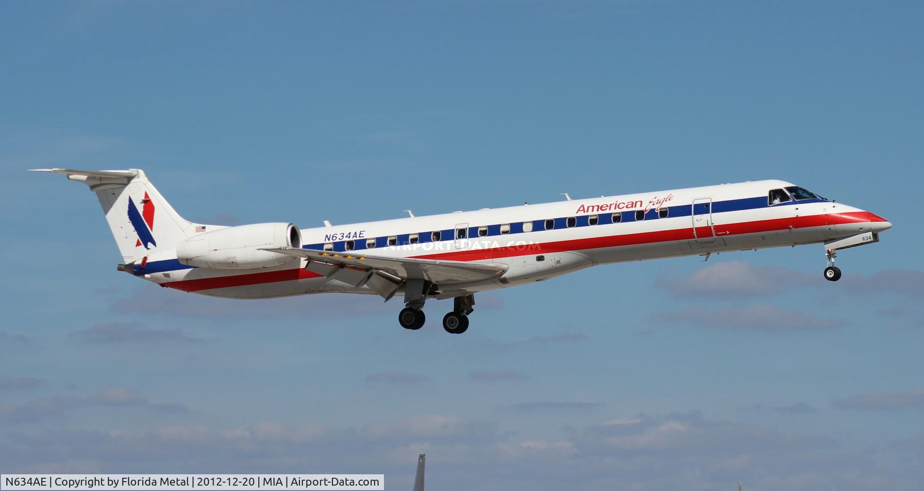 N634AE, 1999 Embraer ERJ-145LR (EMB-145LR) C/N 145150, Eagle E145