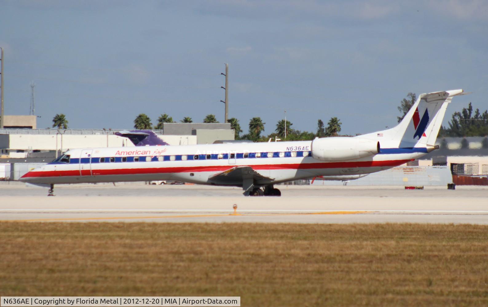 N636AE, 1999 Embraer ERJ-145LR (EMB-145LR) C/N 145160, Eagle E145