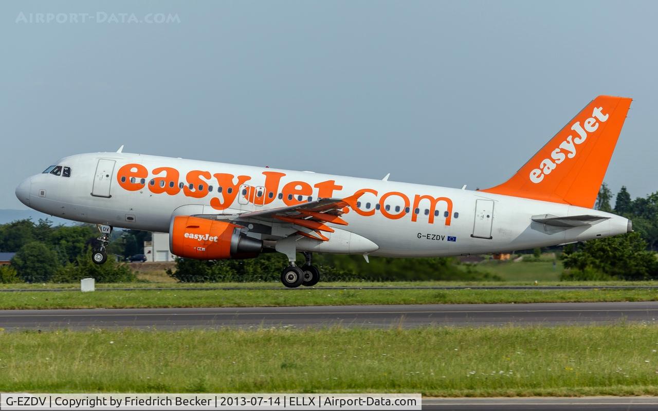 G-EZDV, 2008 Airbus A319-111 C/N 3742, departure via RW06