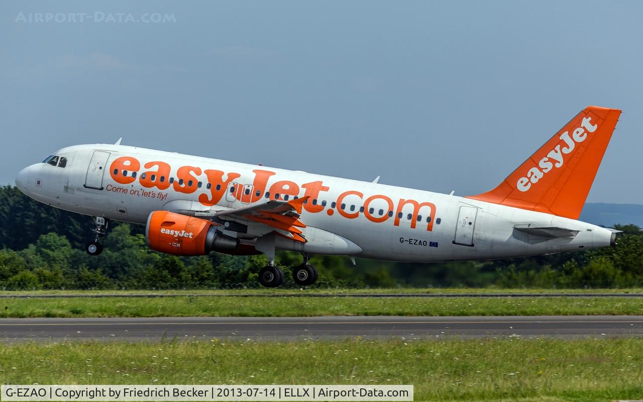 G-EZAO, 2006 Airbus A319-111 C/N 2769, departure via RW06