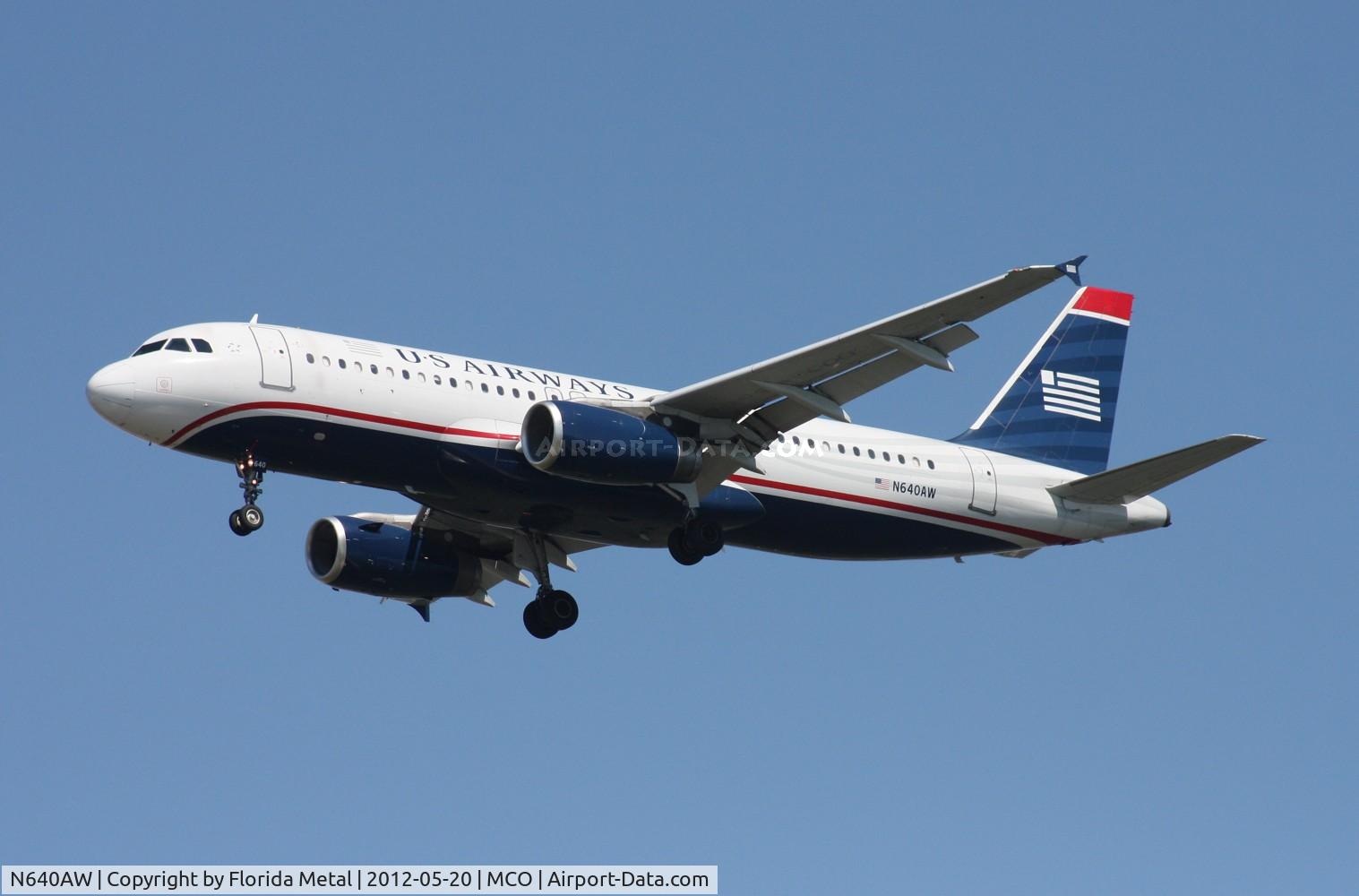 N640AW, 1994 Airbus A320-232 C/N 448, US Airways A320