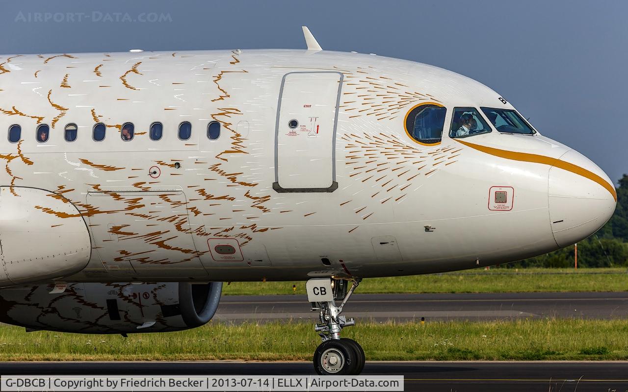 G-DBCB, 2004 Airbus A319-131 C/N 2188, taxying to the active