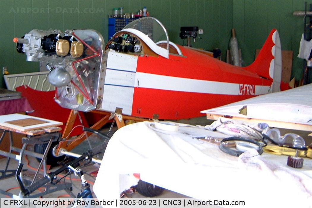 C-FRXL, 1964 Bowers Fly Baby C/N 63-61, Bowers Fly Baby 1A [63-61] Brampton~C 23/06/2005. Seen here on rebuild.
