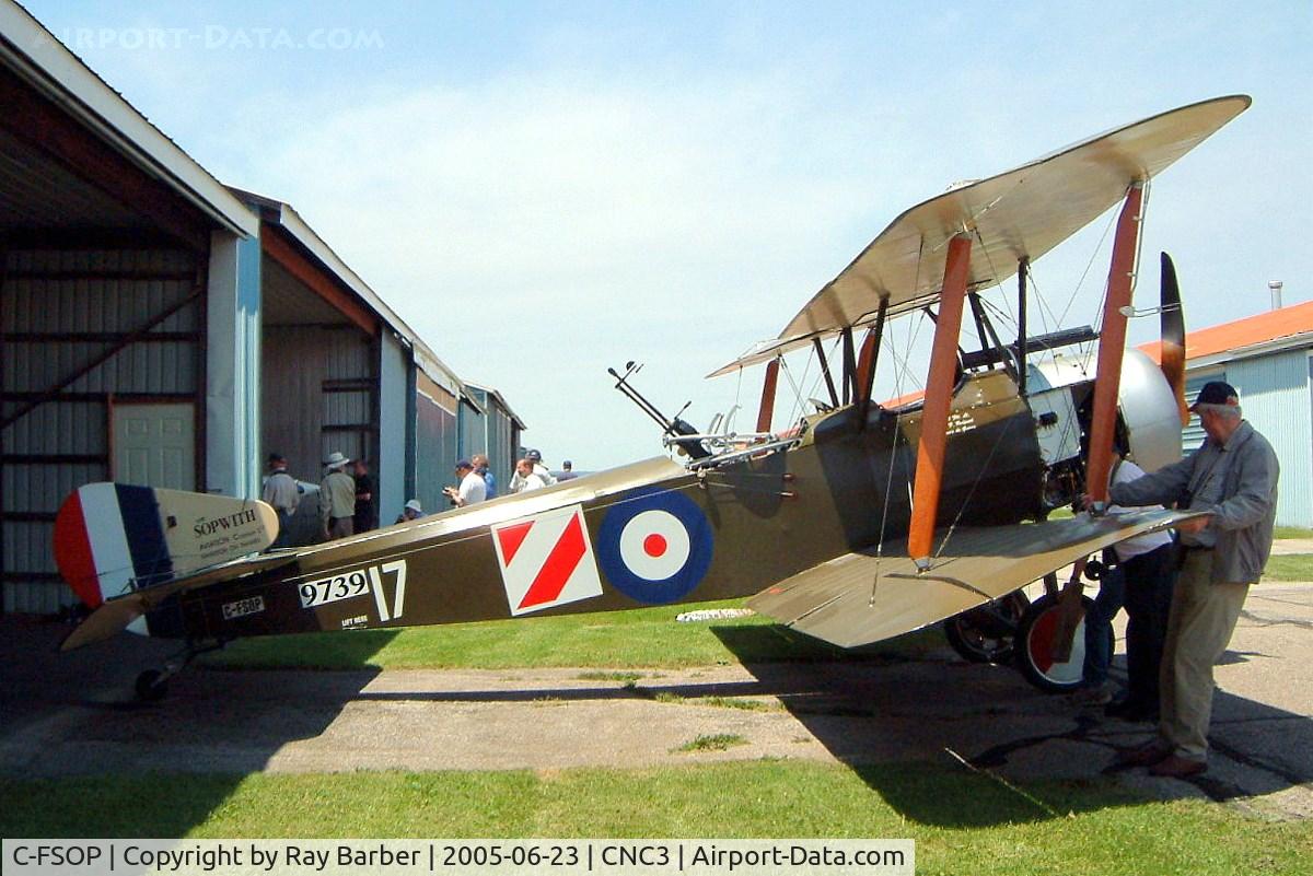 C-FSOP, 2003 Sopwith 1½ Strutter Replica C/N A 1924, Sopwith 1A.2 1.1/2 Strutter Replica [ReplicaA1924] Brampton~C 23/06/2005