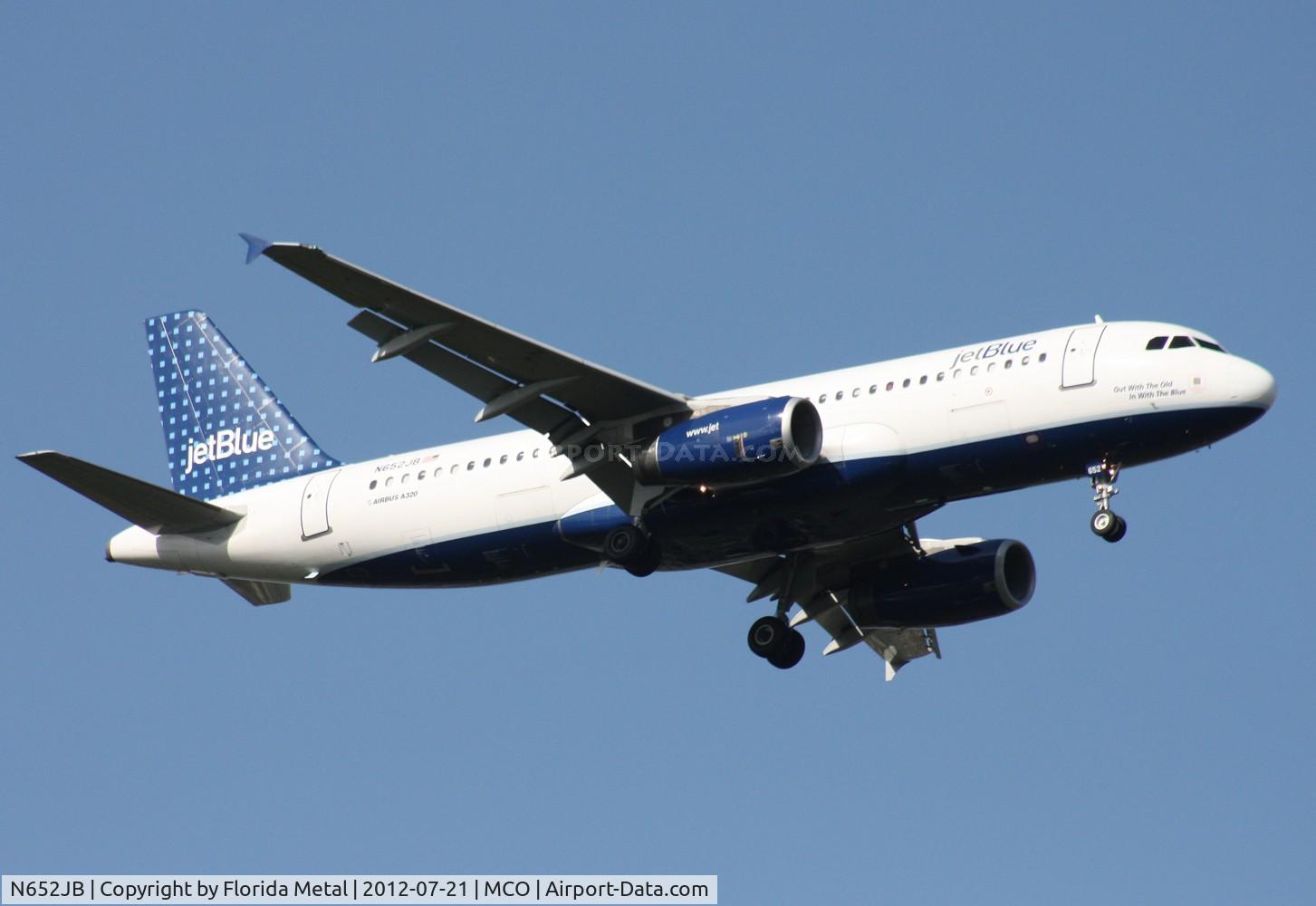 N652JB, 2007 Airbus A320-232 C/N 3029, Jet Blue A320