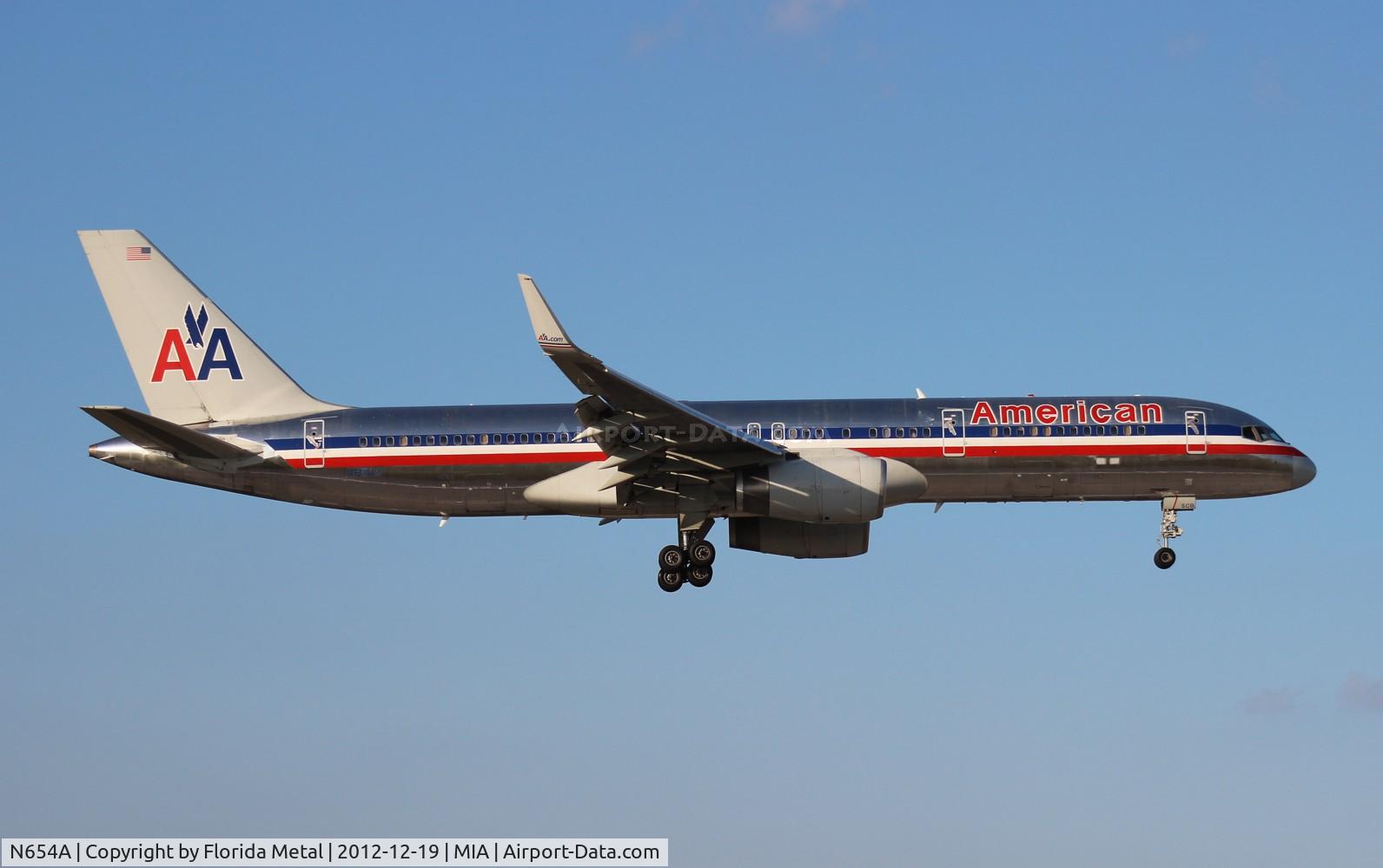 N654A, 1991 Boeing 757-223 C/N 24612, American 757-200